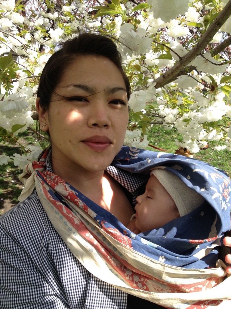 Michi and Momo at Central Park. Photo by Yuka