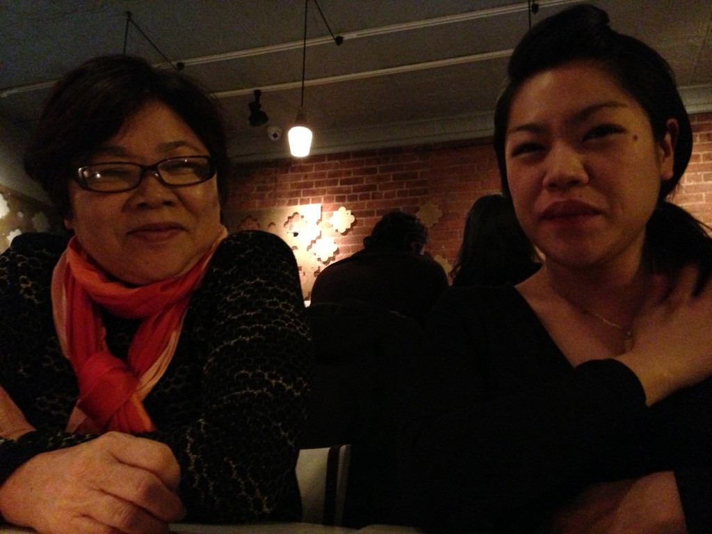 Mariko San and Michi at La Vara for tapas