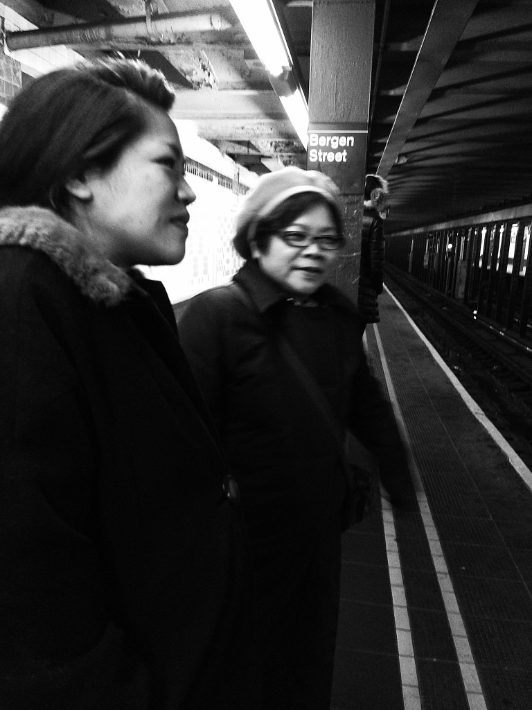 M & M waiting on the G 